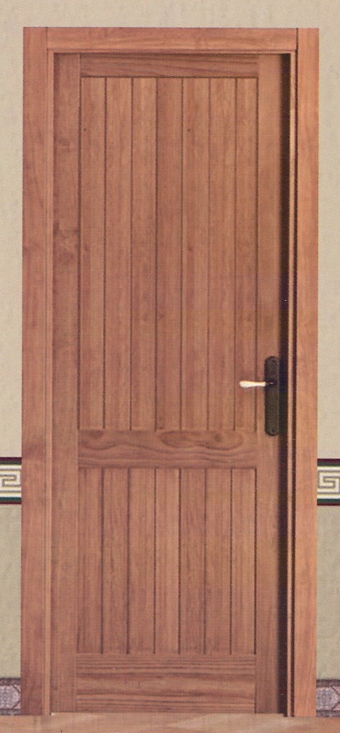 Puertas de madera maciza