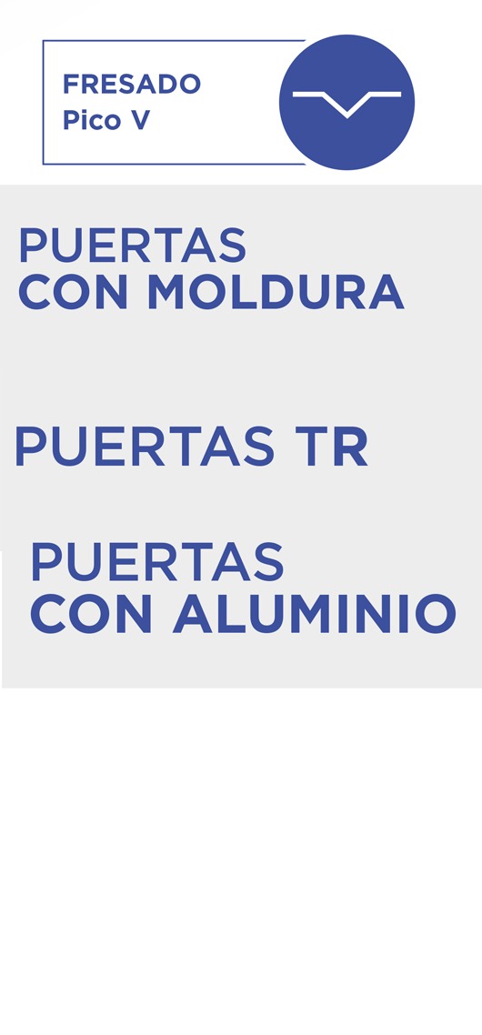 Fresados, molduras , tableros rebajados y aluminio